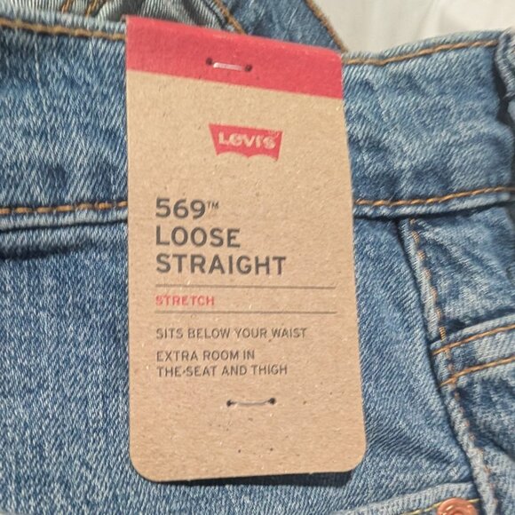 Levi's | 569 Loose Straight Fit Men's Jeans In Soak It Up Stretch - Picture 8 of 12